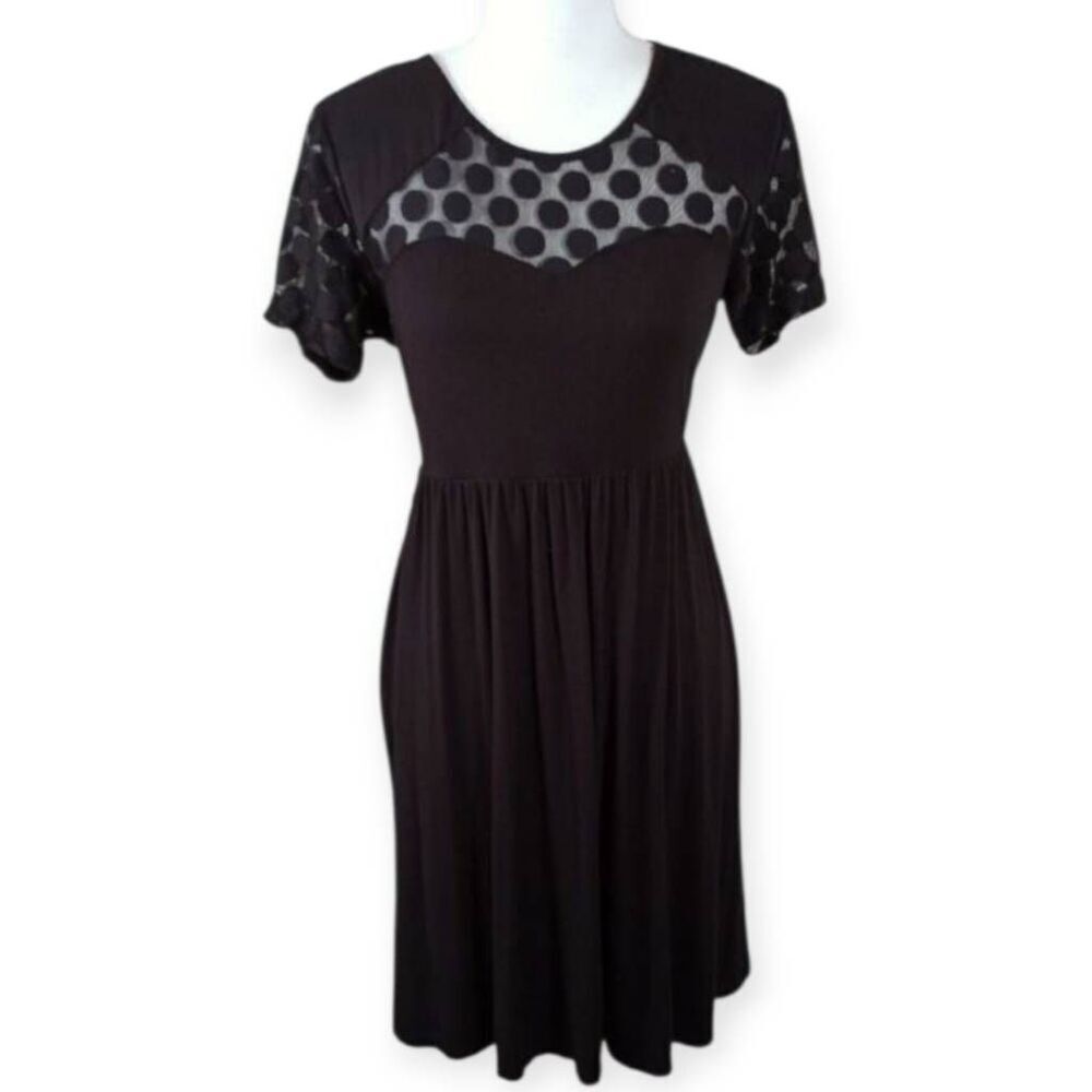 MOMO MATERNITY BLACK DRESS SZ.M EUC.